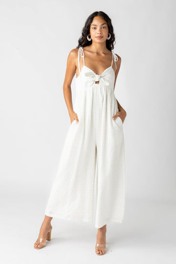 SALE - Kylee Tie Front Jumpsuit
