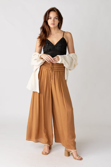SALE - Elliot Ruffle Waist Pant