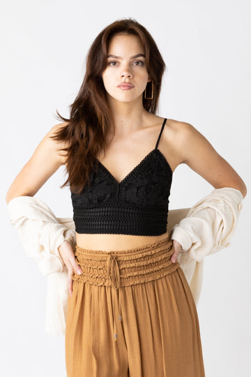 SALE - Lily Crochet Lace Bralette