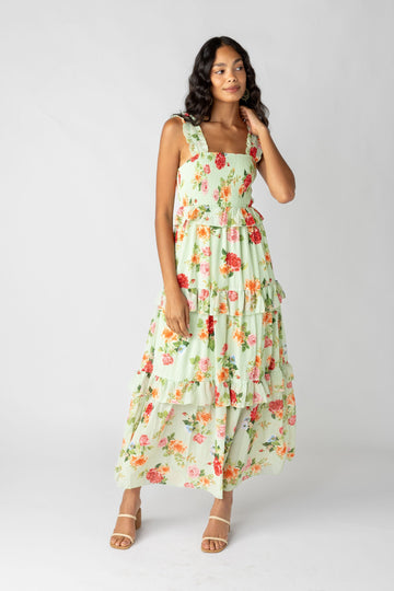 The Halpern Printed Maxi Dress