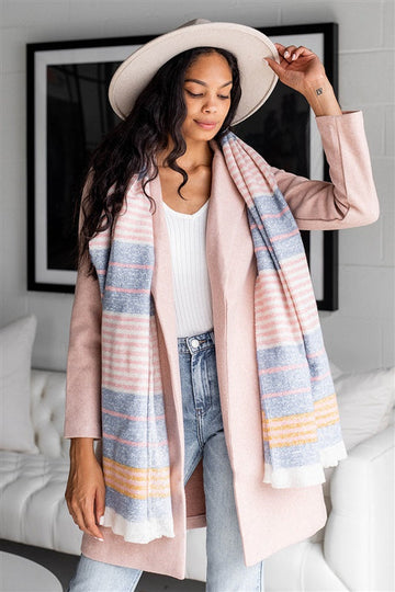 Jaydra Striped Scarf