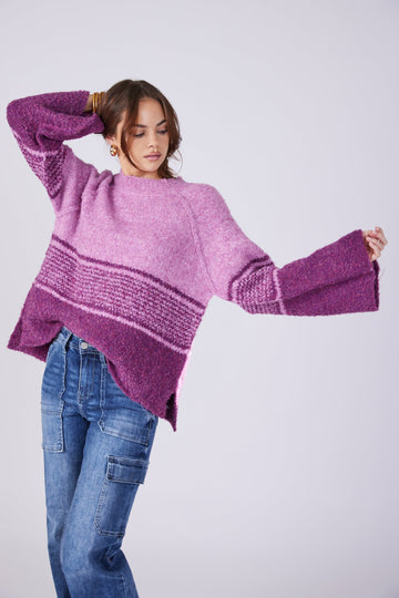SALE - Cassi Striped Sweater