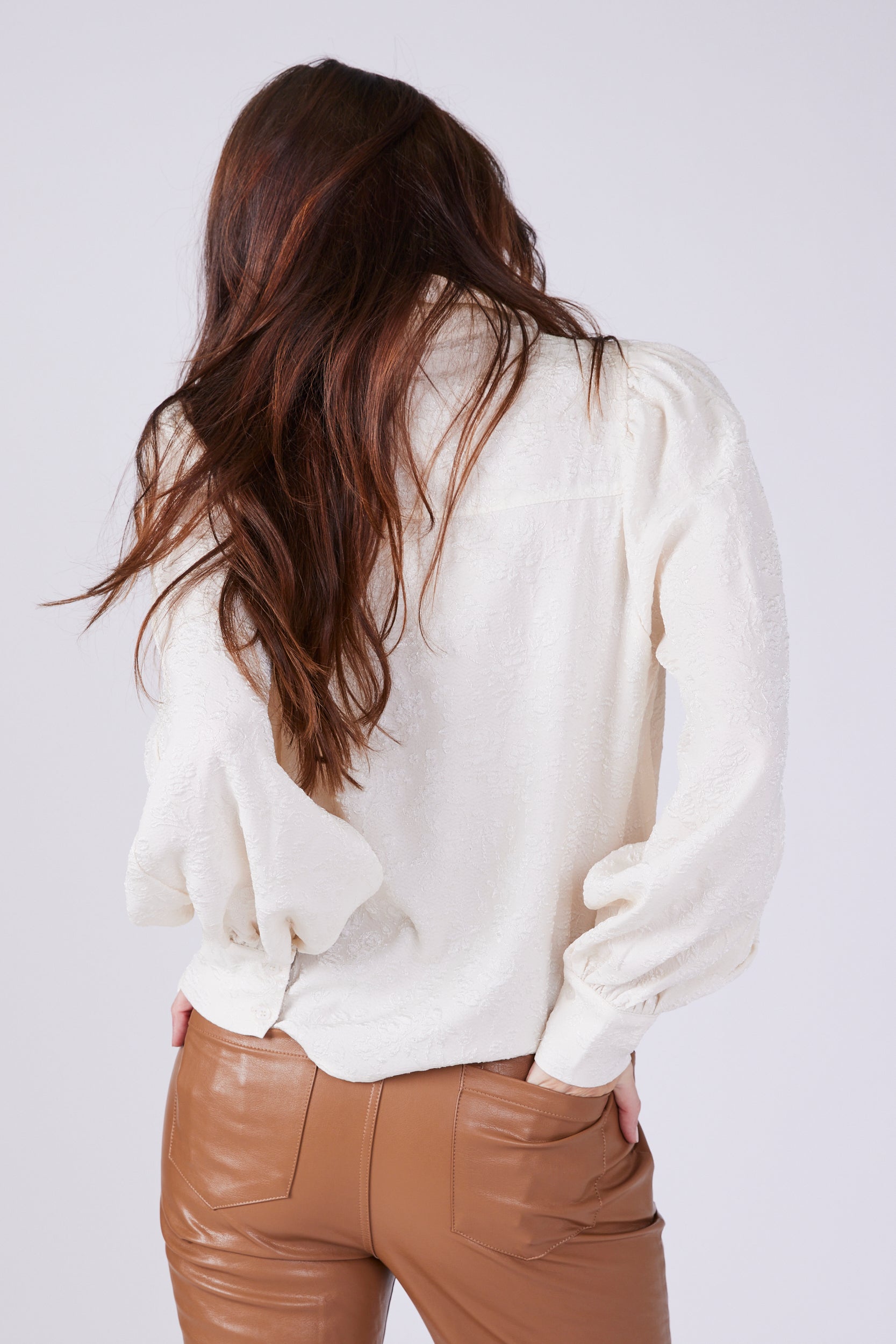 SALE - Esme Puff Sleeve Button Down