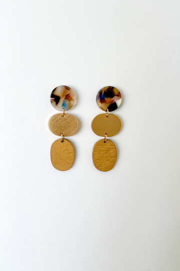 SALE - Adley Circle Dangle Earrings