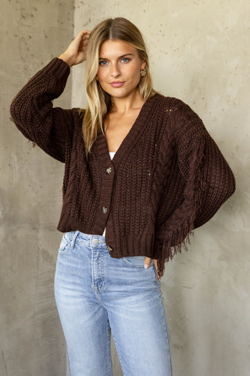 SALE - Liana Fringe Cardigan
