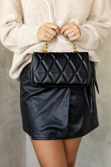 Elise Quilted Handbag