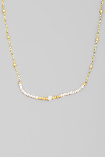 Florina Pearl Chain Necklace