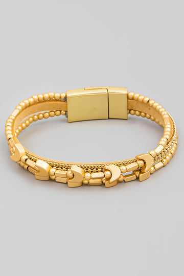 Sandrine Beaded Chain Bracelet