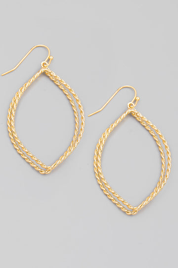 Solona Twist Hoop Earrings