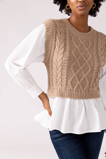 Livvy Woven Sweater Top