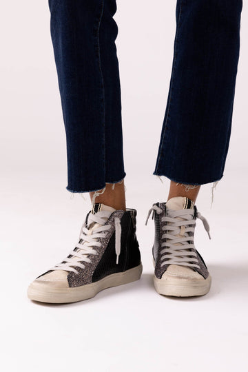 SALE - Rooney Glitter High Top Sneakers
