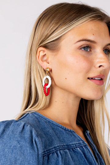SALE - Maren Double Loop Earrings