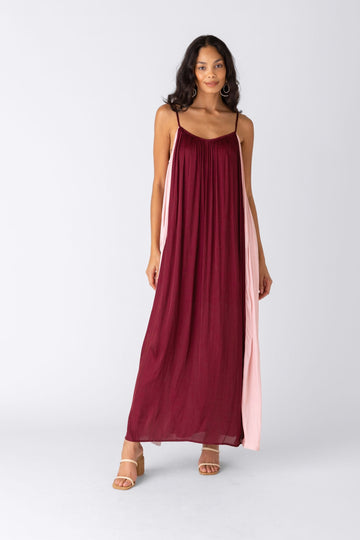 SALE - Ava Two-Tone Maxi Dress