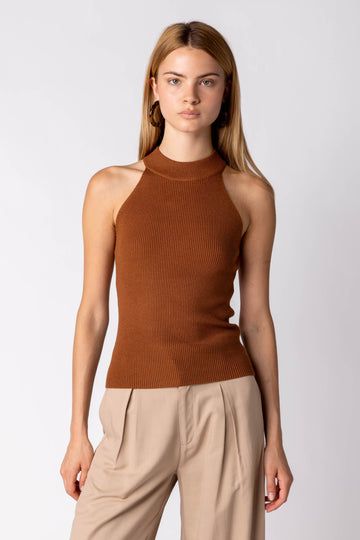 SALE - Adeline Knit Halter Tank