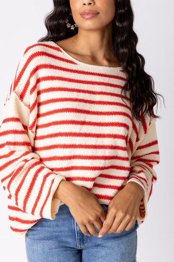 Martina Oversized Striped Sweater