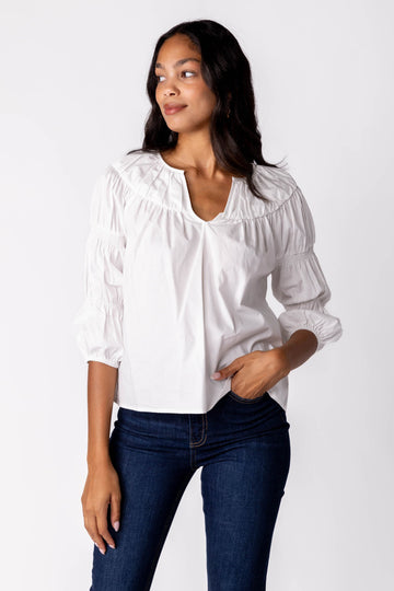 SALE - Cara V Neck Blouse