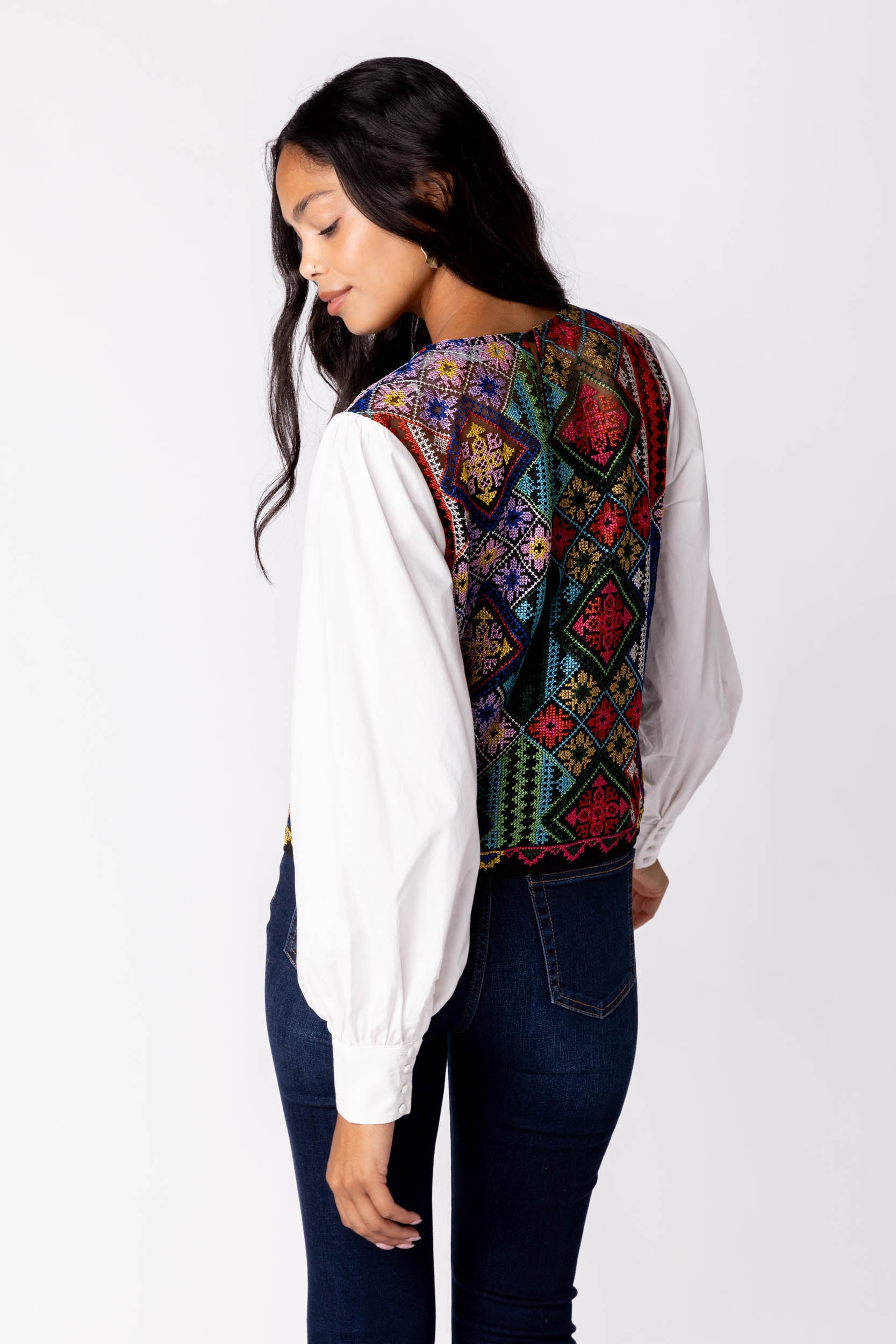SALE - Fay Embroidered Top