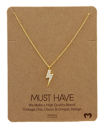 Must Have Lightning Bolt Necklace