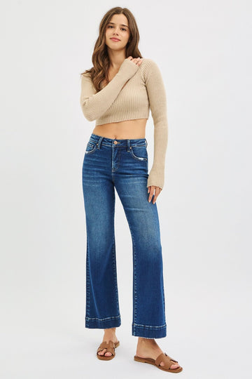 Simon High Rise Straight Jeans