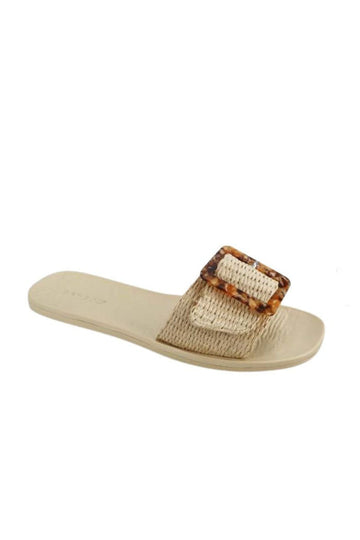 Sunbathe Buckle Slide Sandal
