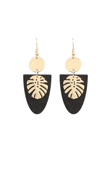 Blanche Leaf Earrings