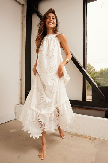 Ginny Lace Detail Maxi Dress