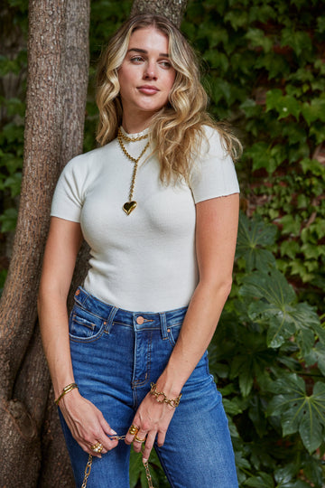 Ginny Soft Knit Sweater Top