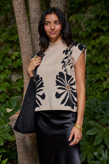 Patricia Floral Tank Sweater