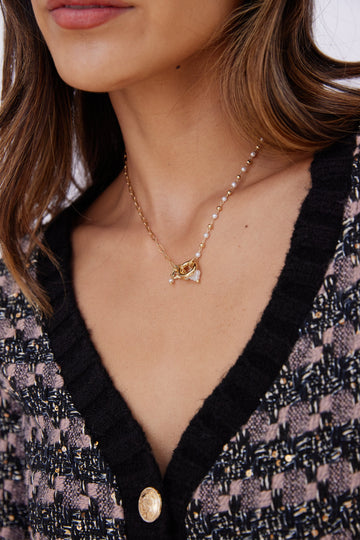 Hogan Multi Charm Clover Necklace