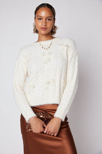 SALE - Ramsey Ribbon Twist Detail Sweater