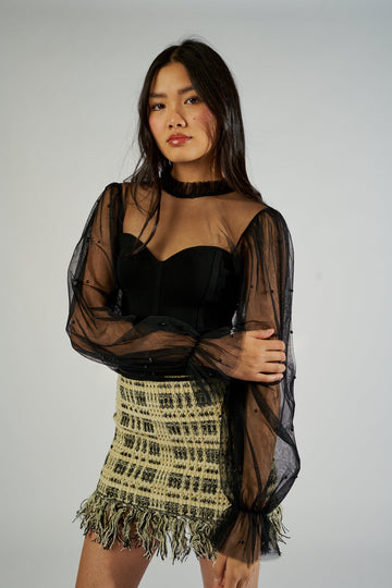 SALE - Darci Embellished Detail Blouse