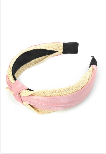 Morgan Raffia Detail Headband