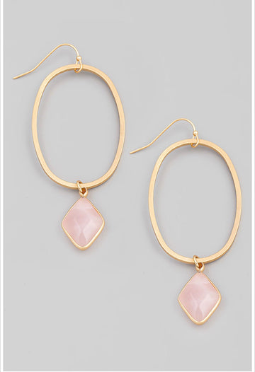 Naria Stone Drop Earrings