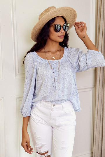 Kenna Floral Printed Blouse