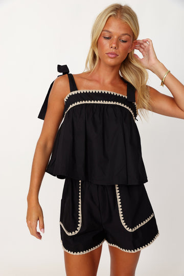 SALE - Madrid Scalloped Top