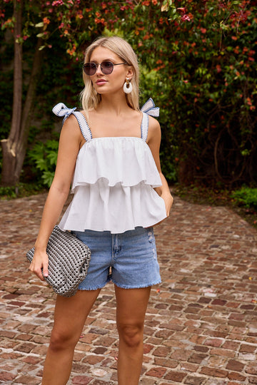 Sharon Tiered Ruffle Top