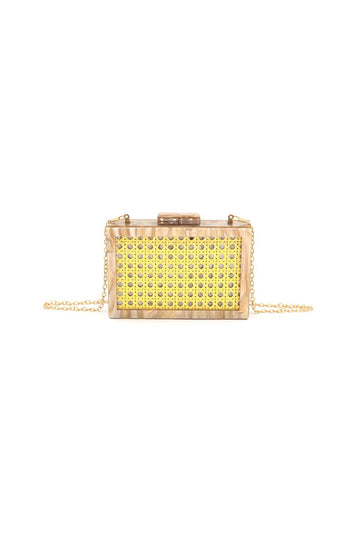 Samantha Cane Acrylic Clutch