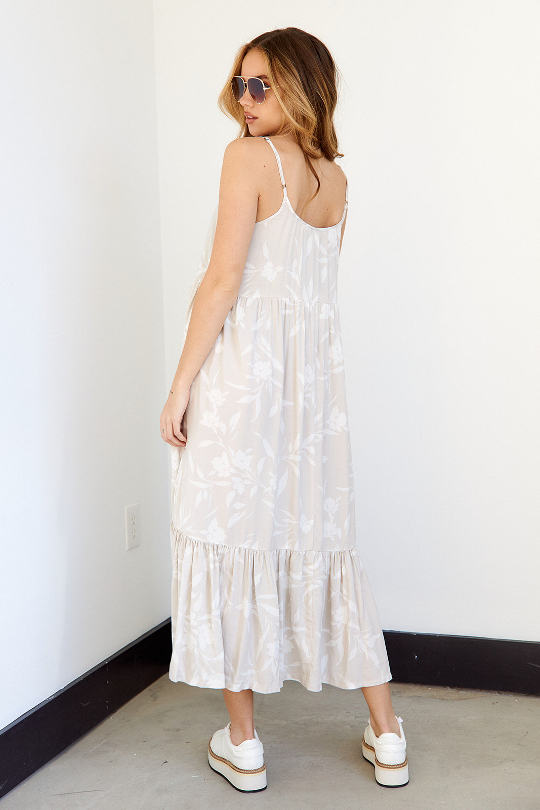 Z Supply Lido Floral Midi Dress