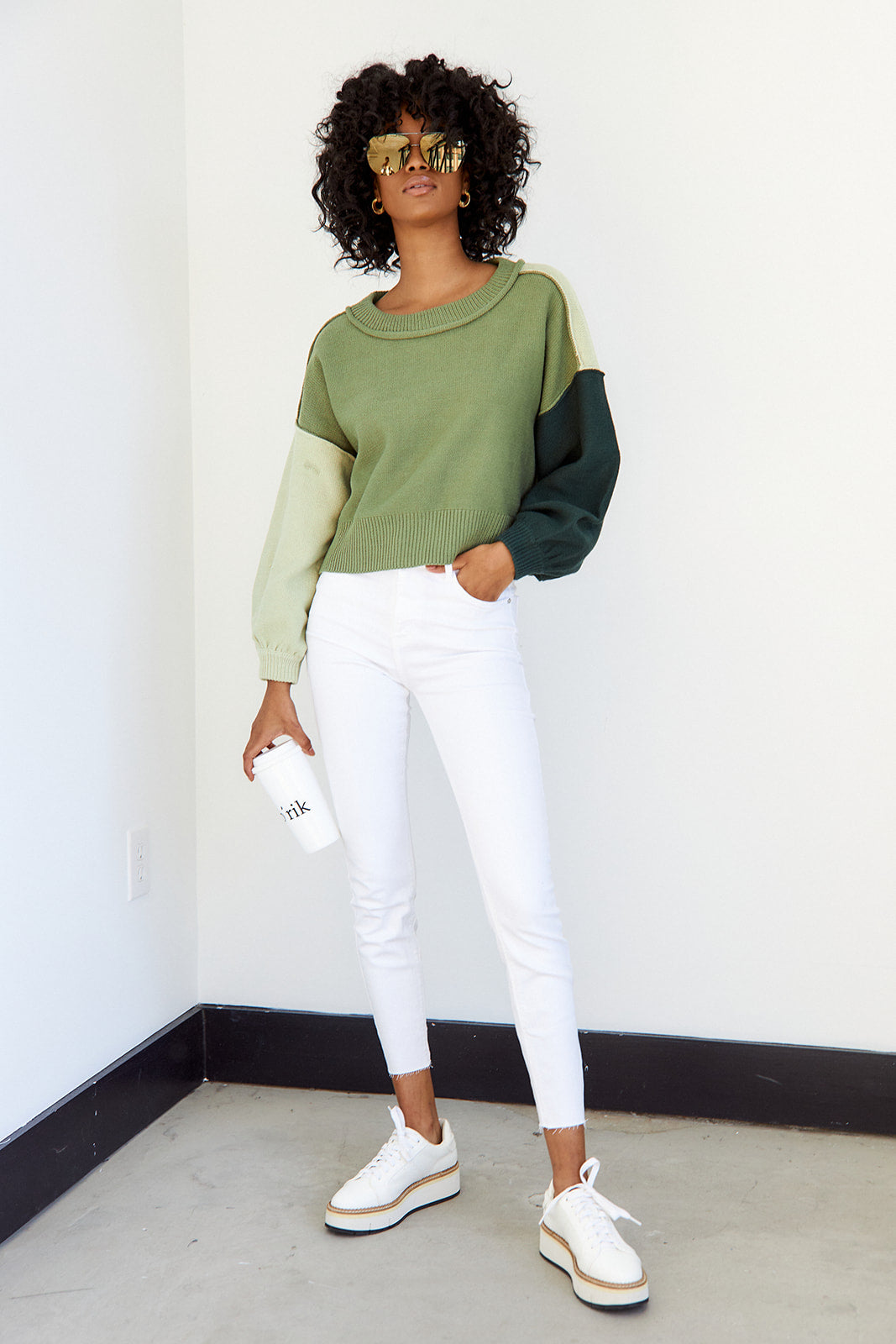Wayde Color Block Pullover