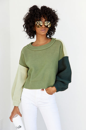Wayde Color Block Pullover