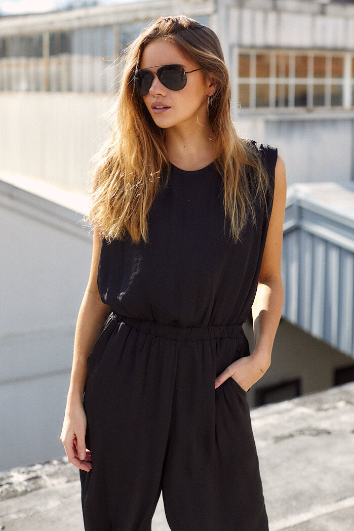 Britten Shoulder Pad Jumpsuit