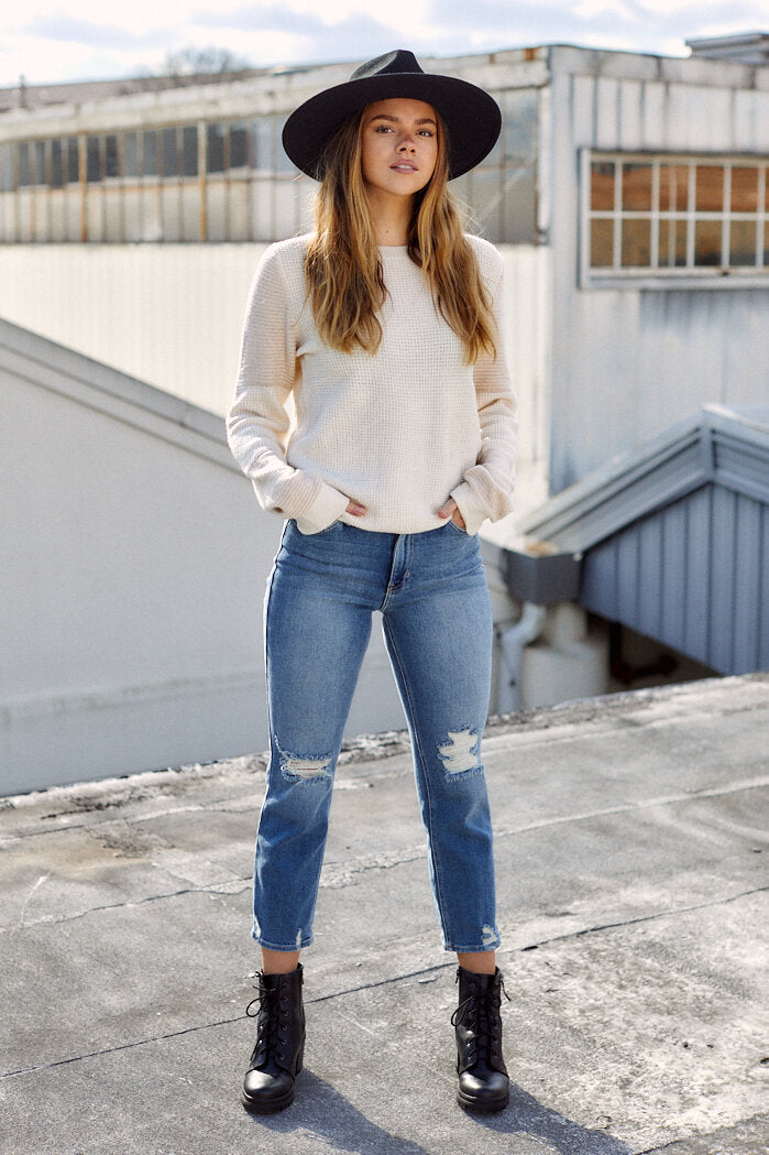 Lois Colorblock Sweater