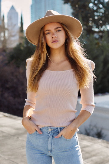 Aspen Scoop Neck Knit Top
