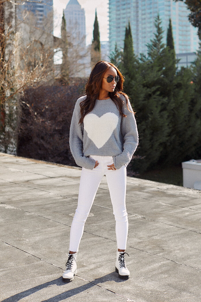 Makena Oversized Heart Sweater