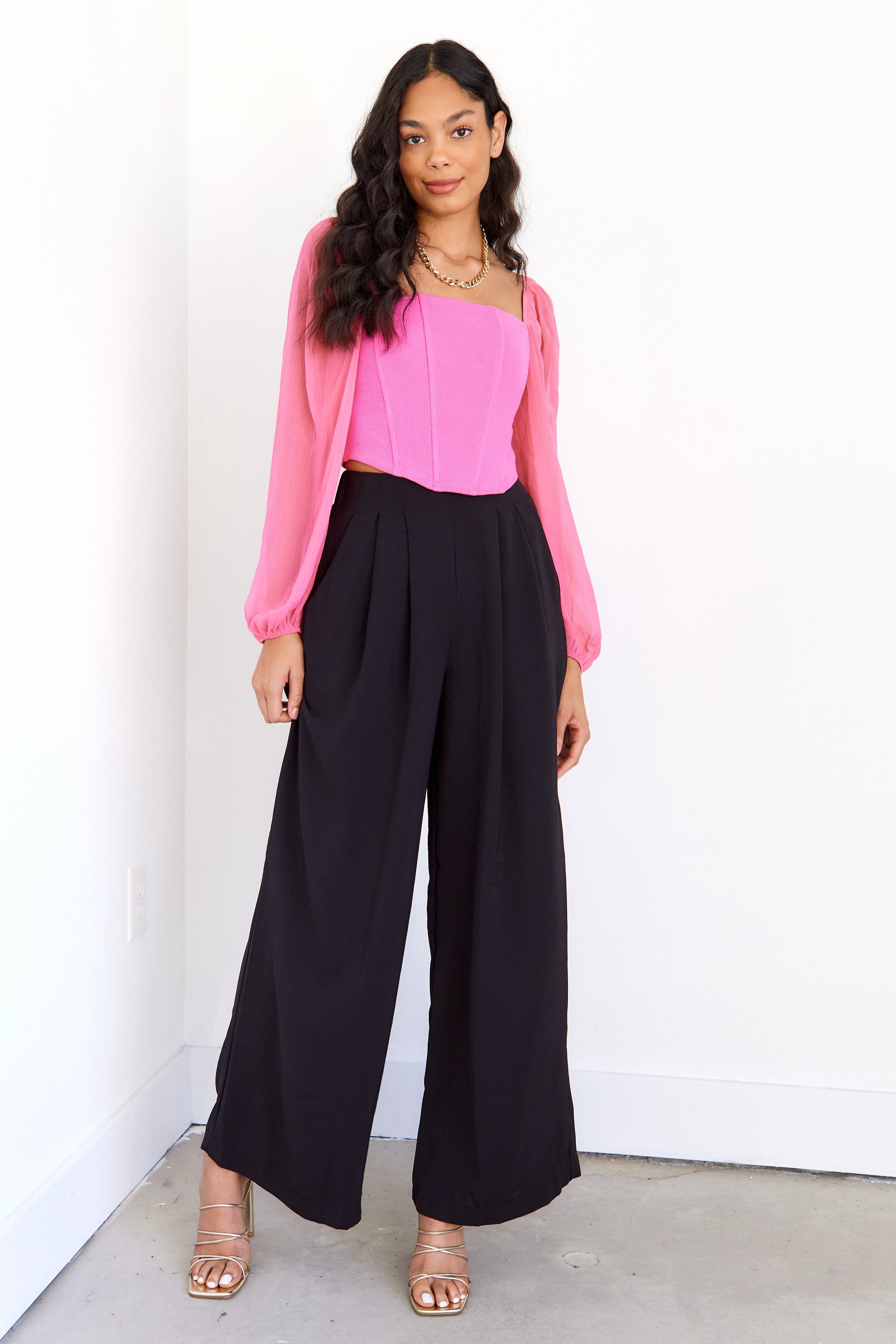 Rory Pleated Pants