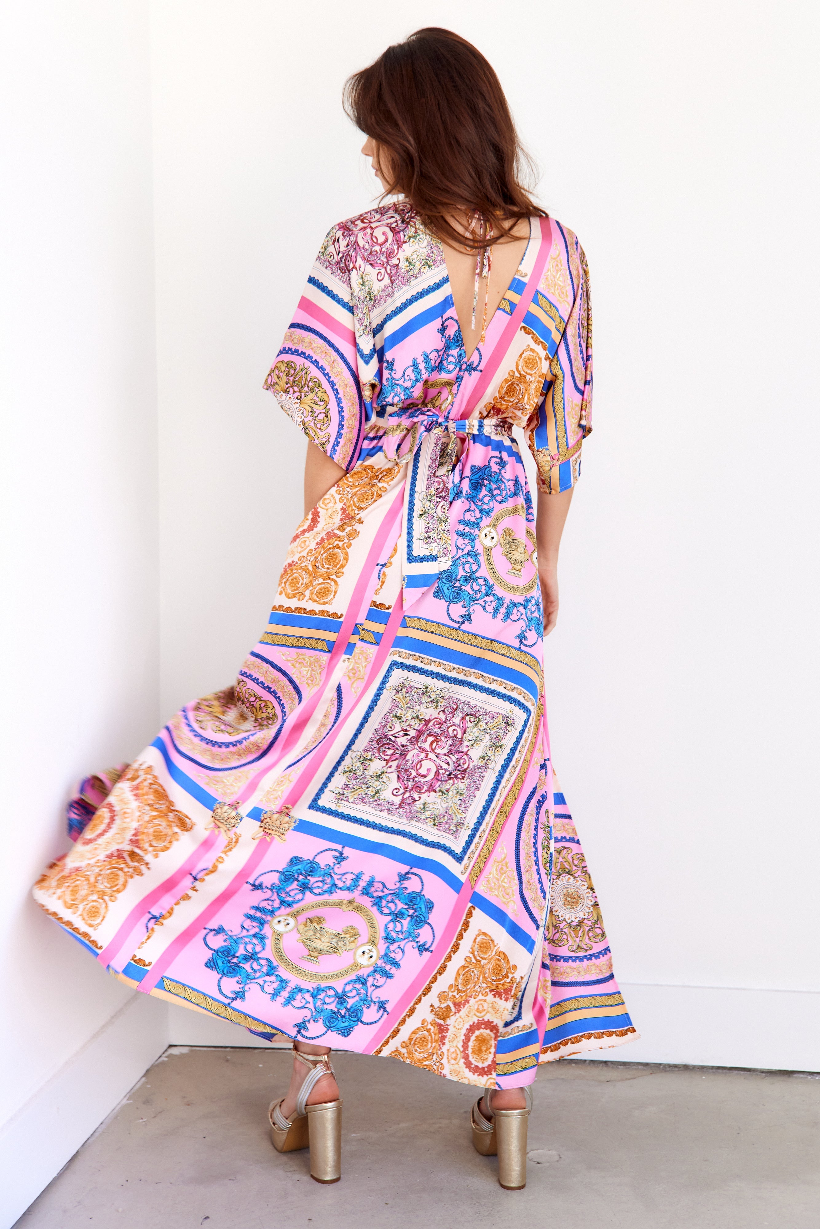 Gabriella Printed Maxi Dress