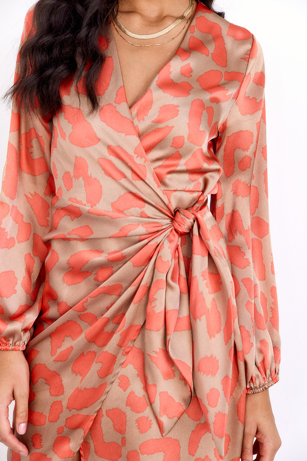Alana Wrap Midi Shirt Dress