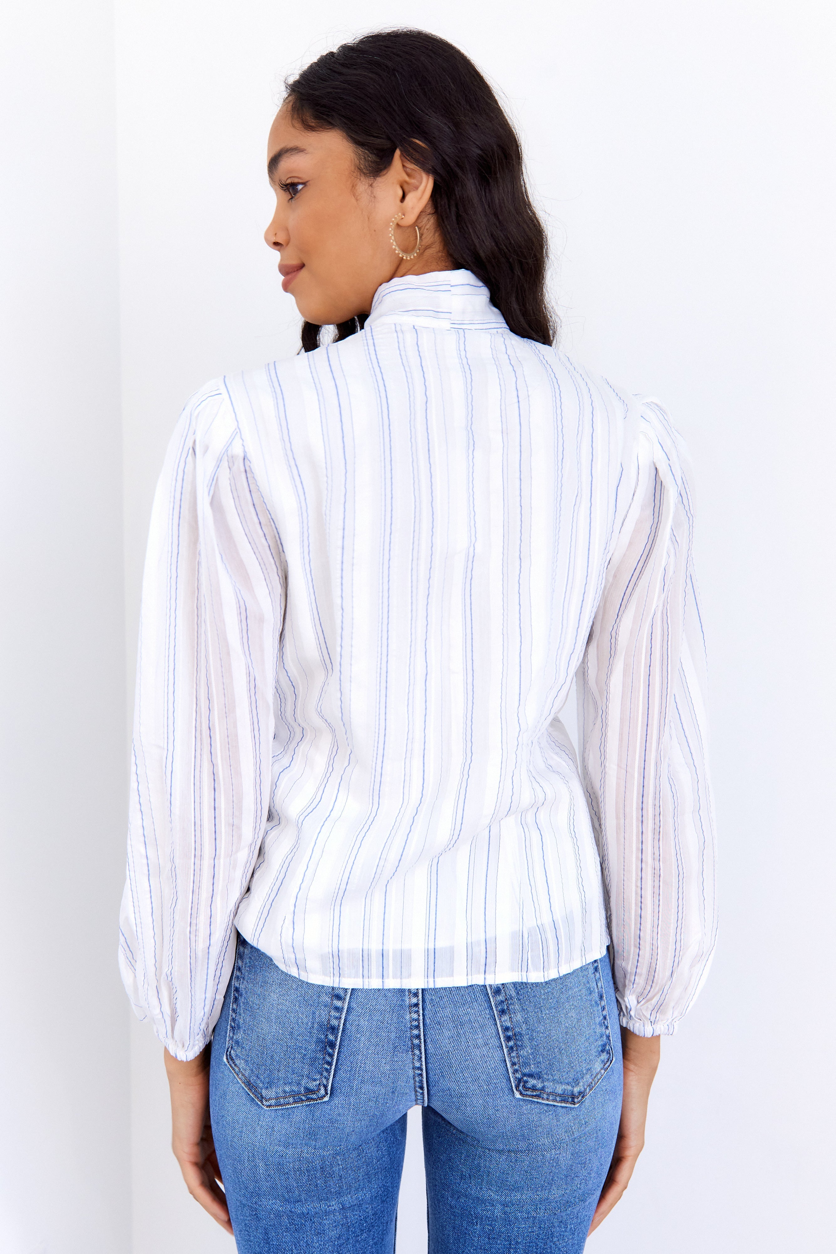 SALE - Arden Tie Bow Blouse
