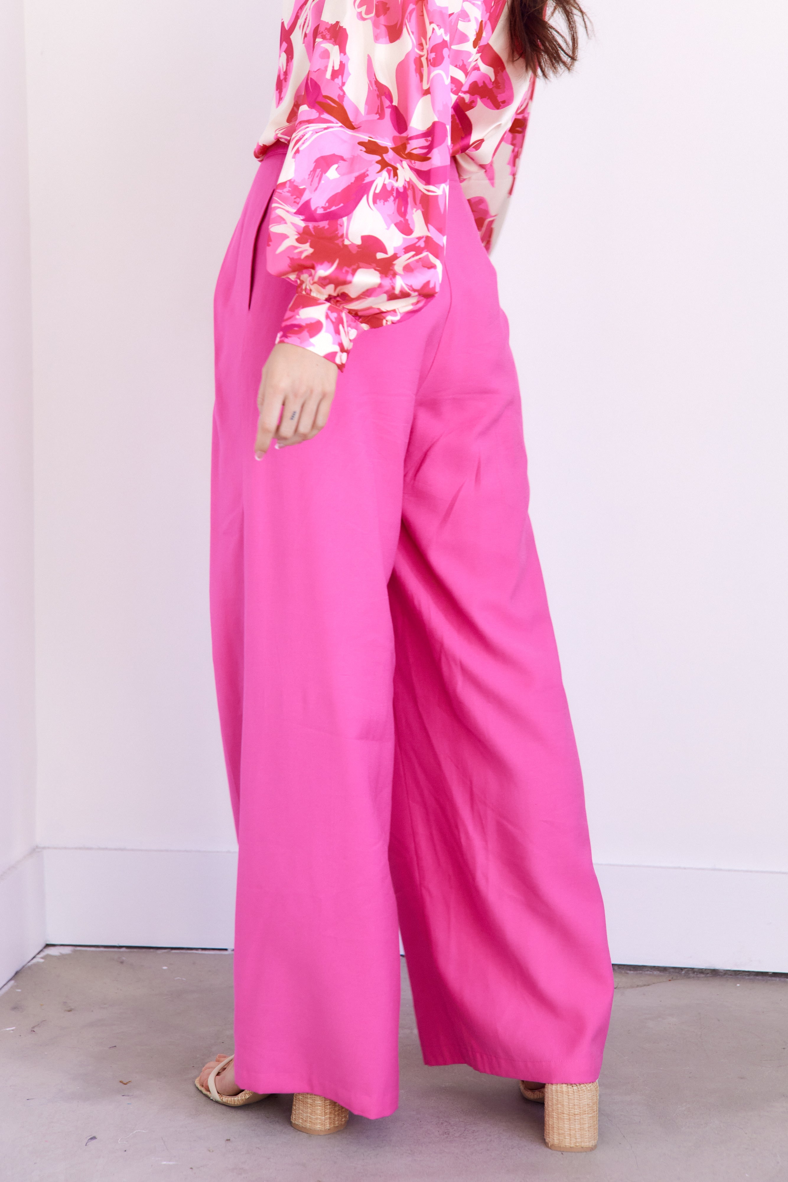 SALE - Eleanor Pleated Trouser Pants
