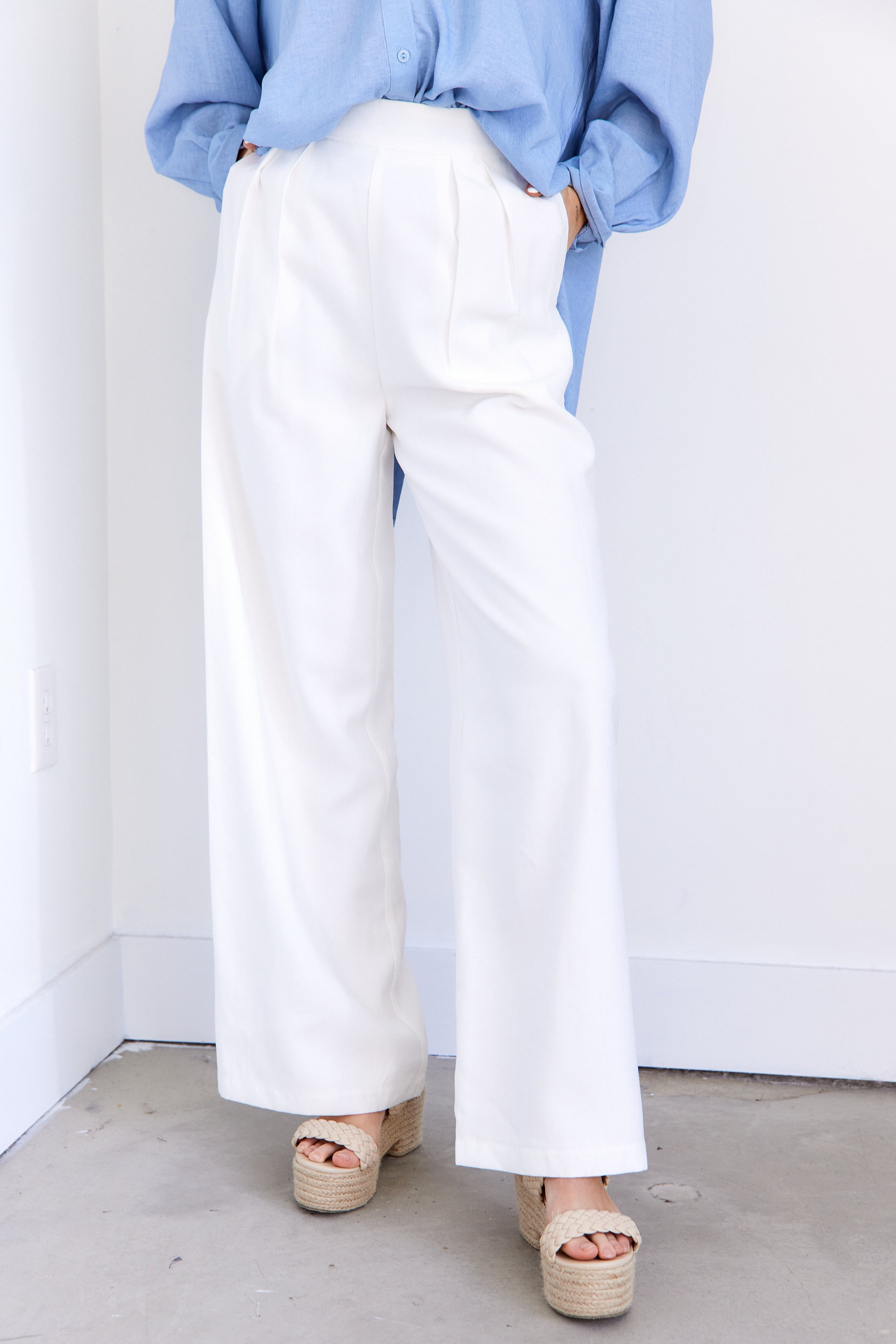 SALE - Josephine Wide Leg Full Length Pants